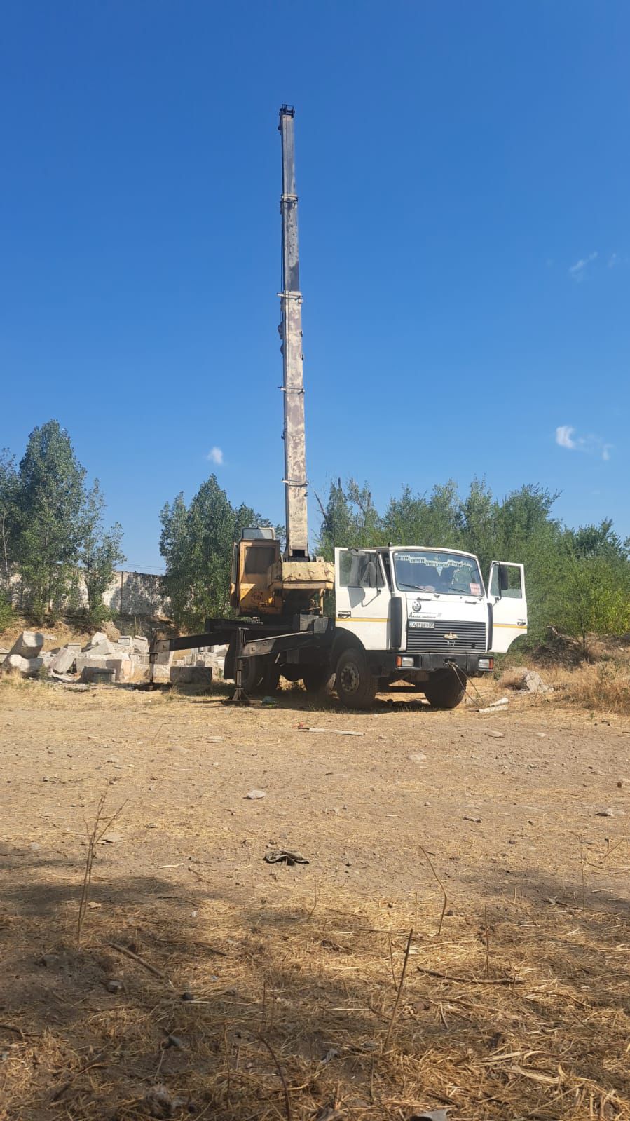 МАЗ Ивановец аренда автокрана 16 тонн Алматы